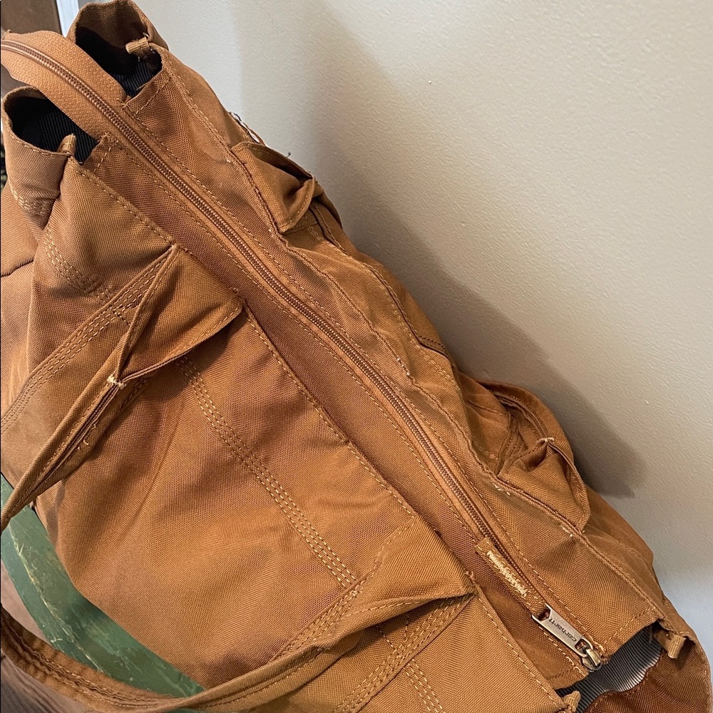 Carhartt Tan and Black Canvas Tote - Picture 3 of 4